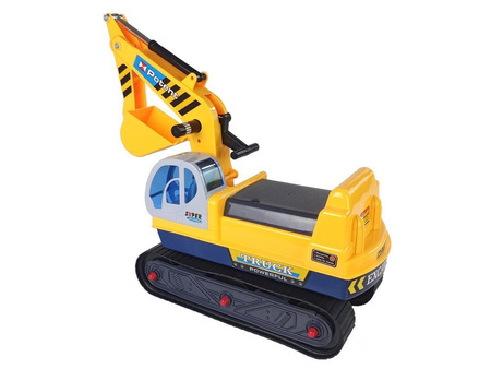 Duża Koparka Jeździk Koparka Budowa Kask Żółty