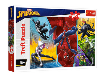 Puzzle - 100 - Do góry nogami - Spiderman - Trefl 16347