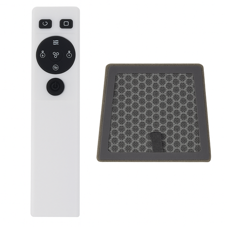 Wentylator Bezłopatkowy Podłogowy Oscylacja Timer Wyświetlacz LCD PILOT