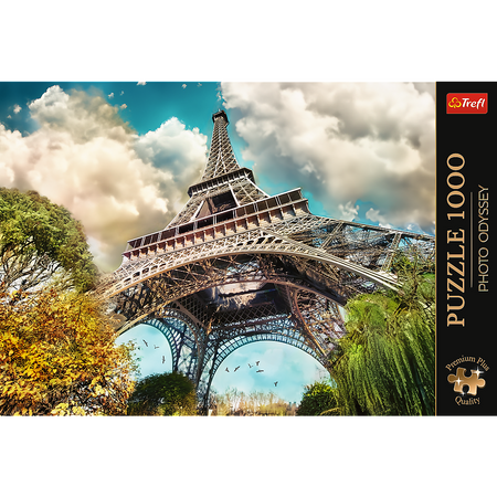 Puzzle - 1000 Premium Plus - Wieża Eiffel w Paryżu - Francja - Trefl 10815
