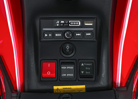 Pojazd Quad Fast Wheel Czerwony