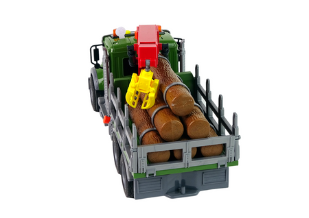 Ciężarówka Auto Dźwig Transport Bale Drewna Dźwięk