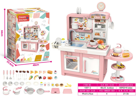 MEGA Kuchnia Różowa + Akcesoria