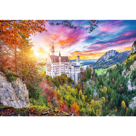 Puzzle - 500 - Widok na zamek Neuschwanstein - Niemcy - Trefl 37427