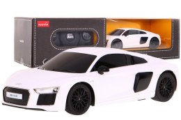 Audi R8 biały RASTAR model 1:24 Zdalnie sterowane auto + Pilot 2,4 GHz