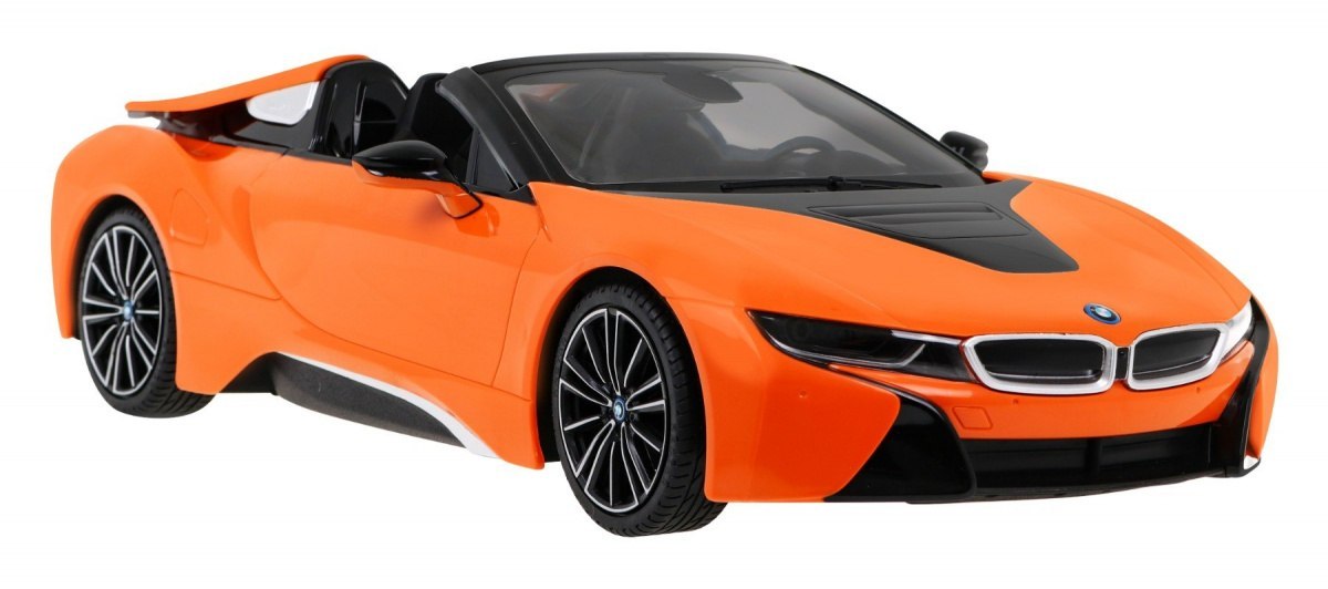 BMW i8 Roadster pomarańczowy RASTAR model 1:12 Zdalnie sterowane auto + pilot 2,4 GHz
