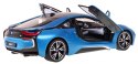 BMW i8 niebieskie RASTAR model 1:14 Zdalnie sterowane auto + pilot 2,4 GHz