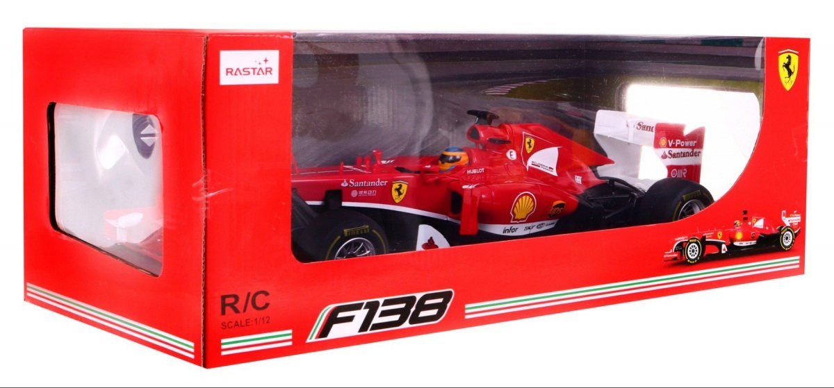 Ferrari F138 RASTAR model 1:12 Zdalnie sterowany bolid + pilot 2,4 GHz