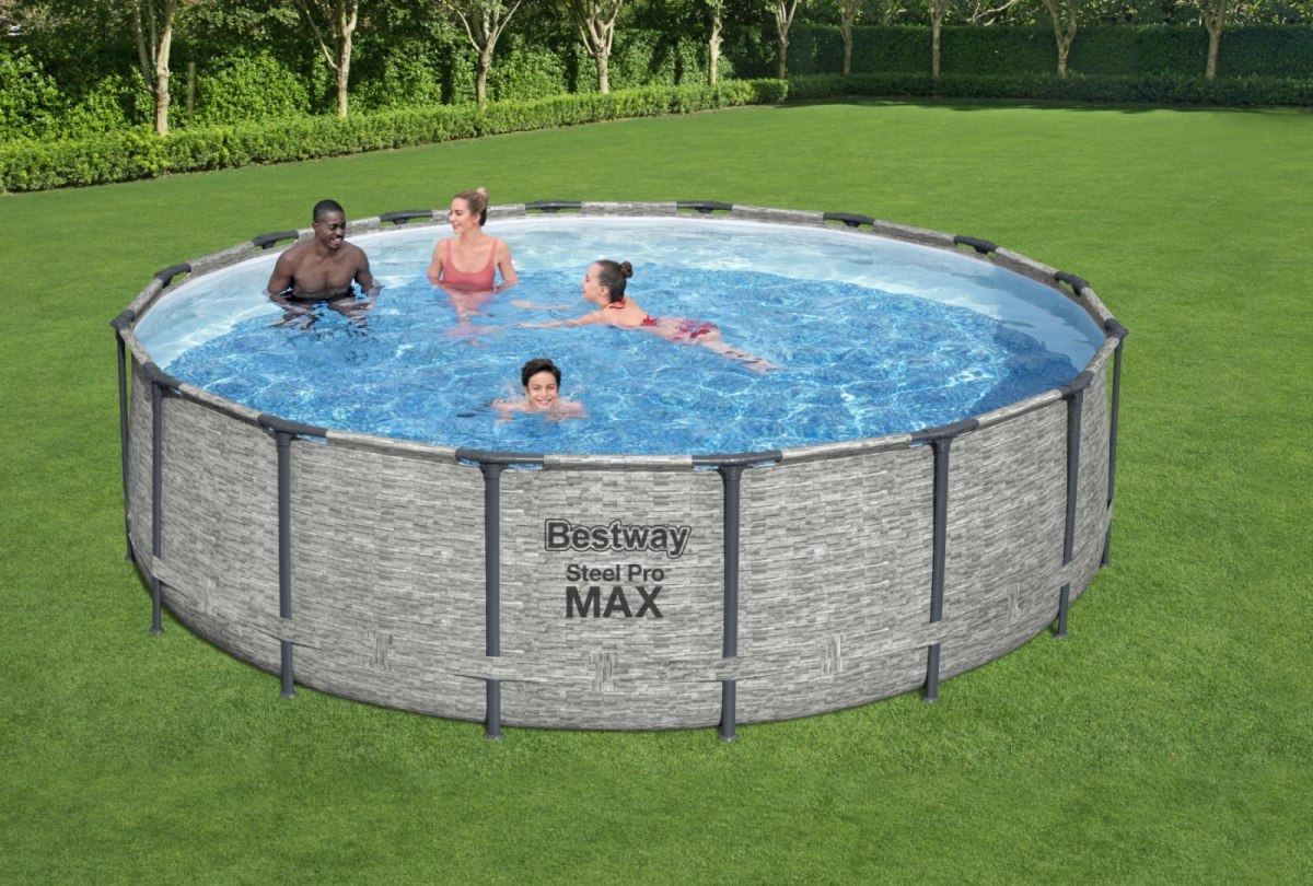 Basen Stelażowy 16FT 488x122cm Steel Pro Max BESTWAY Basen Stelażowy 16FT 488x122cm Steel Pro Max BESTWAY