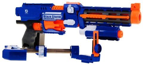 Karabin Pistolet 2w1 dla dzieci 8+ Blaze Storm 20 długich Pocisków z pianki + Celownik laserowy + Kolba Karabin Pistolet 2w1 dla dzieci 8+ Blaze Storm 20 długich Pocisków z pianki + Celownik laserowy + Kolba