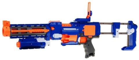 Karabin Pistolet 2w1 dla dzieci 8+ Blaze Storm 20 długich Pocisków z pianki + Celownik laserowy + Kolba Karabin Pistolet 2w1 dla dzieci 8+ Blaze Storm 20 długich Pocisków z pianki + Celownik laserowy + Kolba