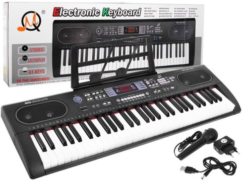 Wielofunkcyjny Keyboard dla dzieci 5+ Zestaw muzyczny Mikrofon Taktomierz - model nr 603