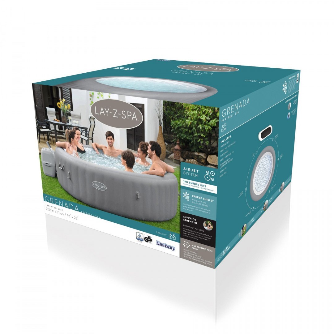Lay-Z-Spa Grenada Jacuzzi BESTWAY Lay-Z-Spa Grenada Jacuzzi BESTWAY