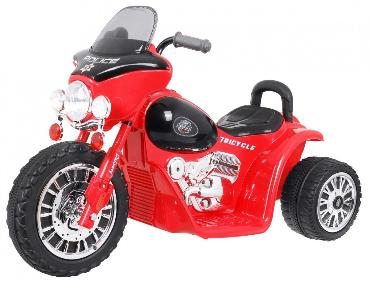 Motorek Skuter Chopper Czerwony Motorek Skuter Chopper Czerwony