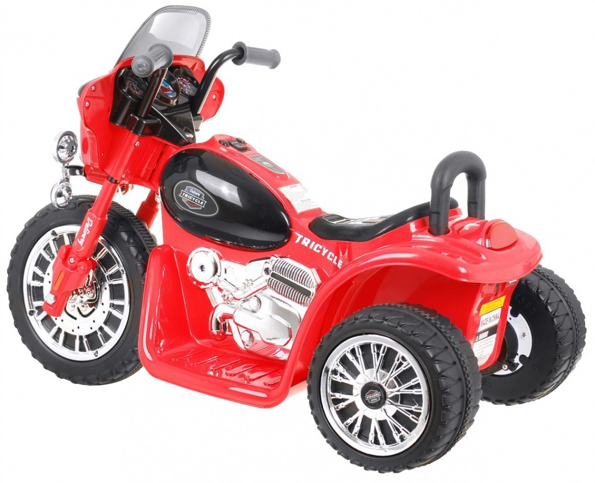Motorek Skuter Chopper Czerwony Motorek Skuter Chopper Czerwony