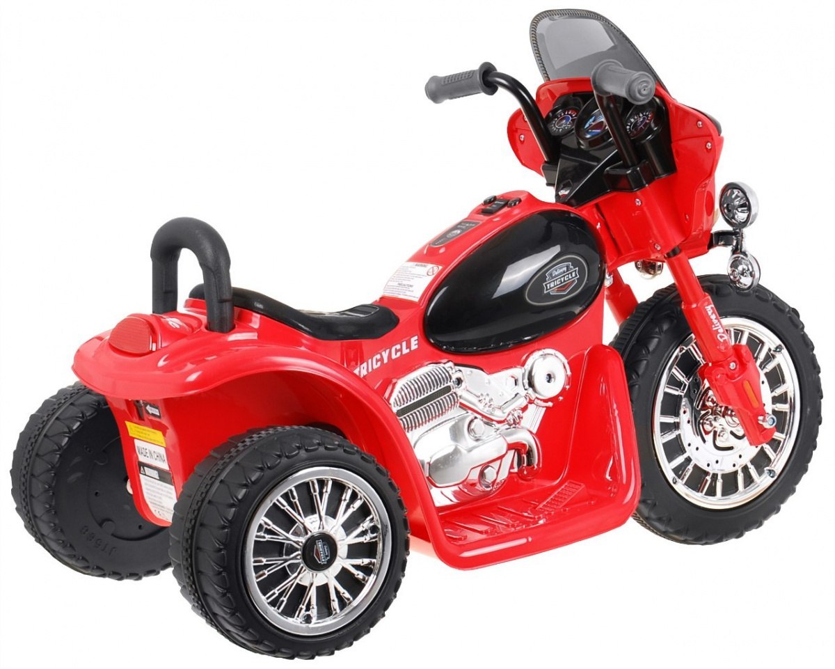 Motorek Skuter Chopper Czerwony Motorek Skuter Chopper Czerwony