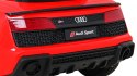 Audi R8 LIFT Samochodzik na akumulator Czerwony + Pilot + Koła EVA + MP3 + LED
