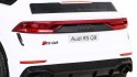Audi RS Q8 Autko na akumulator Biały + Pilot + Wolny Start + EVA + LED + MP3 USB