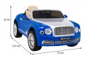 Bentley Mulsanne na akumulator Niebieski + Pilot + EVA + Wolny Start + MP3 USB + LED