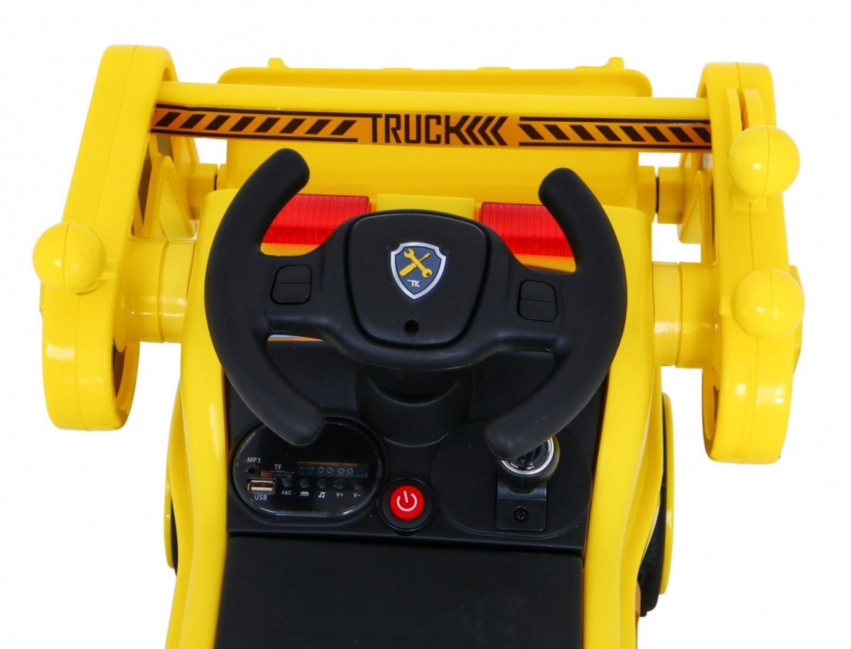 Pojazd Koparka Traktor Żółty Pojazd Koparka Traktor Żółty