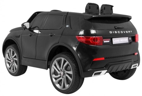 Land Rover Discovery dla dzieci Czarny + Pilot + 5-pkt pasy + Regulacja siedzenia + EVA + MP3 LED Land Rover Discovery dla dzieci Czarny + Pilot + 5-pkt pasy + Regulacja siedzenia + EVA + MP3 LED