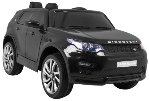 Land Rover Discovery dla dzieci Czarny + Pilot + 5-pkt pasy + Regulacja siedzenia + EVA + MP3 LED Land Rover Discovery dla dzieci Czarny + Pilot + 5-pkt pasy + Regulacja siedzenia + EVA + MP3 LED
