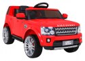 Land Rover Discovery Autko elektryczne dla dzieci Czerwony + Pilot + Koła EVA + Wolny Start + Radio MP3