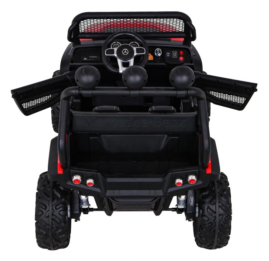 Pojazd Mercedes BENZ UNIMOG Czerwony Pojazd Mercedes BENZ UNIMOG Czerwony