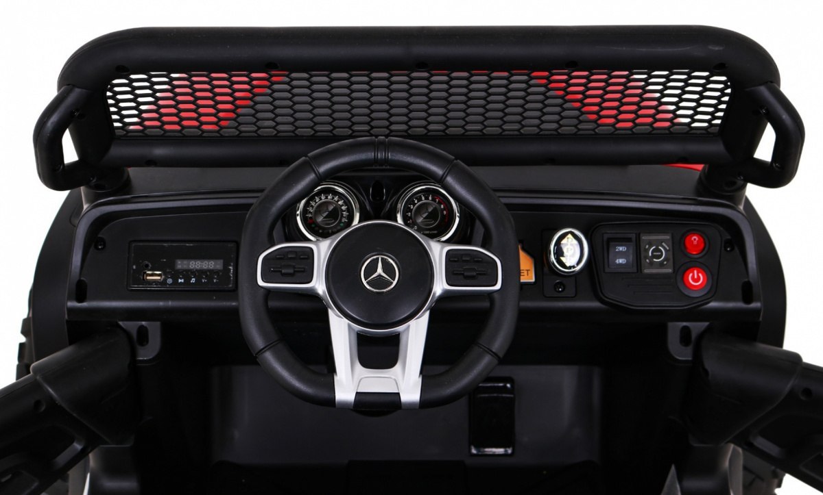 Pojazd Mercedes BENZ UNIMOG Czerwony Pojazd Mercedes BENZ UNIMOG Czerwony
