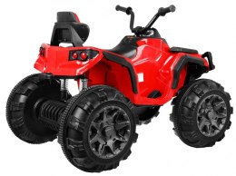 Quad ATV na akumulator dla dzieci Czerwony + Koła EVA + Radio MP3 + LED + Wolny Start