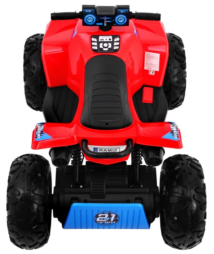 Quad na akumulator Sport Run dla dzieci Czerwony + Napęd 4x4 + LED + Radio MP3 Quad na akumulator Sport Run dla dzieci Czerwony + Napęd 4x4 + LED + Radio MP3