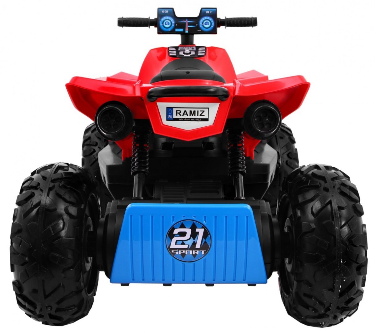 Quad na akumulator Sport Run dla dzieci Czerwony + Napęd 4x4 + LED + Radio MP3 Quad na akumulator Sport Run dla dzieci Czerwony + Napęd 4x4 + LED + Radio MP3