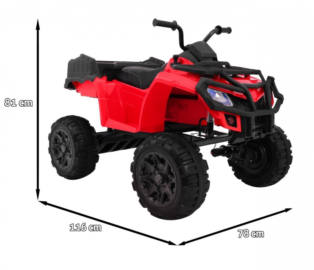 Pojazd Quad XL ATV Czerwony Pojazd Quad XL ATV Czerwony