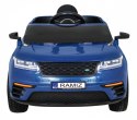 Samochodzik Super-S na akumulator dla dzieci Niebieski + Pilot + Wolny Start + Koła EVA + Dźwięki Światła