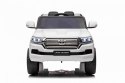 Toyota Land Cruiser na akumulator Biały + Pilot + Schowek + EVA + Wolny Start + LED MP3