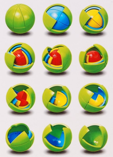 Przestrzenne Puzzle Kula 3D dla dzieci 4+ Łamigłówka Gra logiczna Przestrzenne Puzzle Kula 3D dla dzieci 4+ Łamigłówka Gra logiczna