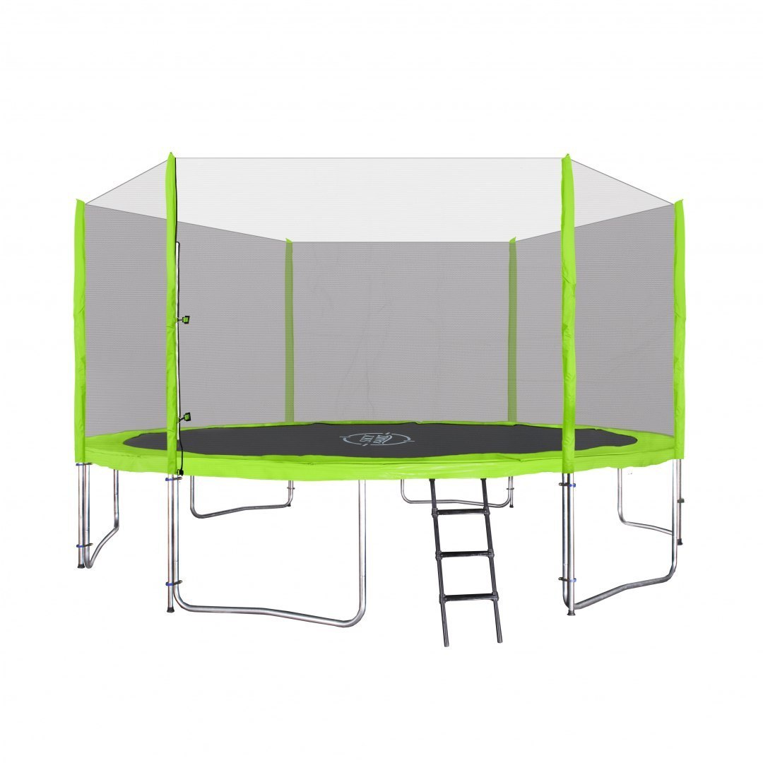 Trampolina Ogrodowa 14 FT 427cm Zielona Trampolina Ogrodowa 14 FT 427cm Zielona
