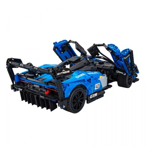 Klocki techniczne CaDA 2088 el. Wyścigowe auto Dark Knight GTR dla dzieci 8+ Klocki techniczne CaDA 2088 el. Wyścigowe auto Dark Knight GTR dla dzieci 8+
