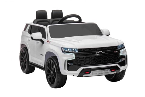 Chevrolet Tahoe Elektryczne Autko dla dzieci Biały + Pilot + EVA + Radio MP3 + LED Chevrolet Tahoe Elektryczne Autko dla dzieci Biały + Pilot + EVA + Radio MP3 + LED
