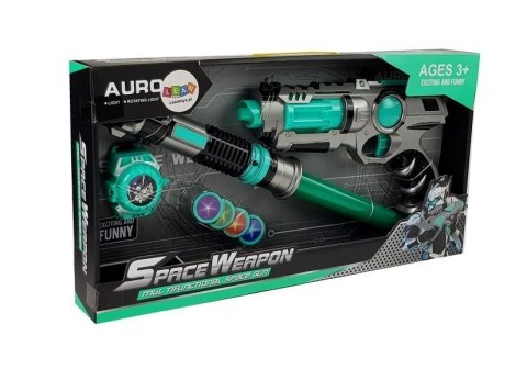 Pistolet Laserowy Miecz Świetlny Miotacz Dysków Zestaw Pistolet Laserowy Miecz Świetlny Miotacz Dysków Zestaw