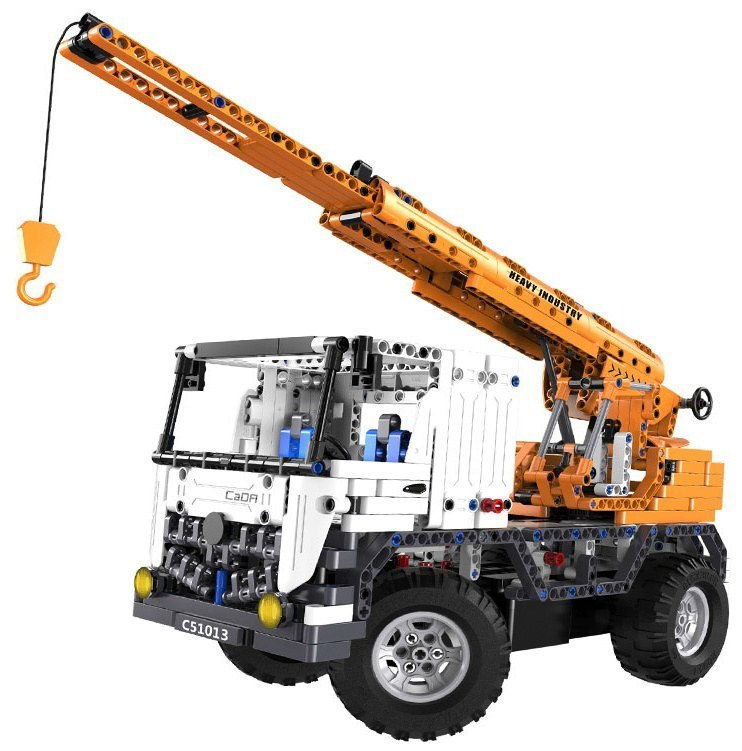 Klocki techniczne CaDA 838 el. Zdalnie sterowany Dźwig + Wciągarka 2w1 dla dzieci 6+ Klocki techniczne CaDA 838 el. Zdalnie sterowany Dźwig + Wciągarka 2w1 dla dzieci 6+