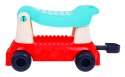 Interaktywna lokomotywa 4w1 dla dzieci 12m+ pchacz+ chodzik + wózek + zabawka edukacyjna