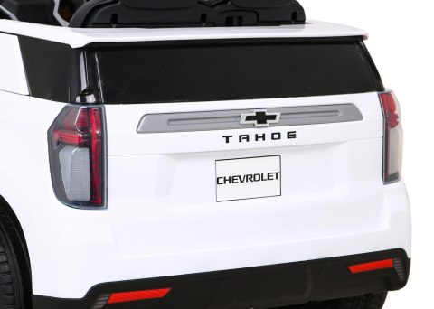 Chevrolet Tahoe Elektryczne Autko dla dzieci Biały + Pilot + EVA + Radio MP3 + LED Chevrolet Tahoe Elektryczne Autko dla dzieci Biały + Pilot + EVA + Radio MP3 + LED
