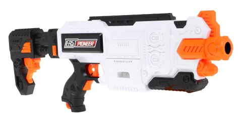 Duży karabin dla dzieci 8+ Akcesoria + 48 miękkich pocisków Zabawkowa broń Fast Pioneer Duży karabin dla dzieci 8+ Akcesoria + 48 miękkich pocisków Zabawkowa broń Fast Pioneer