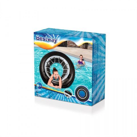 Dmuchane kółko do pływania Opona BESTWAY 119cm Winyl + Uchwyty Dmuchane kółko do pływania Opona BESTWAY 119cm Winyl + Uchwyty