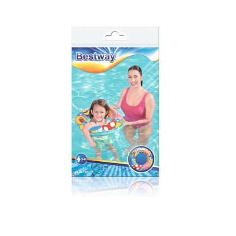 Dmuchane kółko do pływania Leśny Świat BESTWAY Winyl 56cm Dmuchane kółko do pływania Leśny Świat BESTWAY Winyl 56cm