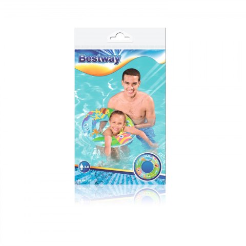 Dmuchane kółko do pływania Morski Świat BESTWAY Winyl 56cm Dmuchane kółko do pływania Morski Świat BESTWAY Winyl 56cm