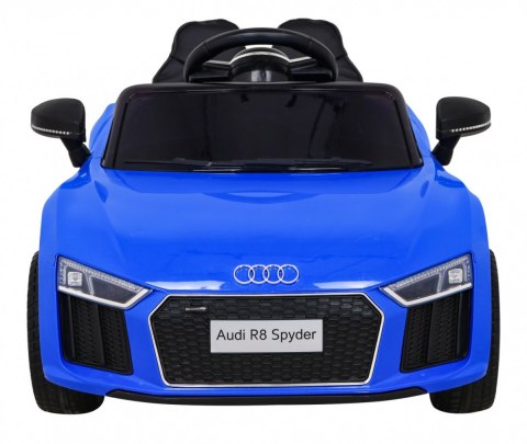 Audi R8 na akumulator dla dzieci Niebieski + Pilot + EVA + Wolny Start + MP3 LED Audi R8 na akumulator dla dzieci Niebieski + Pilot + EVA + Wolny Start + MP3 LED