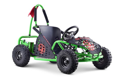 Gokart Fast Dragon na akumulator Zielony 30km/h + Silnik 1000W + Koła pompowane + Regulacja siedzenia + Pasy Gokart Fast Dragon na akumulator Zielony 30km/h + Silnik 1000W + Koła pompowane + Regulacja siedzenia + Pasy