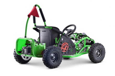 Gokart Fast Dragon na akumulator Zielony 30km/h + Silnik 1000W + Koła pompowane + Regulacja siedzenia + Pasy Gokart Fast Dragon na akumulator Zielony 30km/h + Silnik 1000W + Koła pompowane + Regulacja siedzenia + Pasy